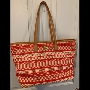 Tory Burch Straw Tote